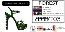 Baiastice_Maximalistic Sandals-Forest