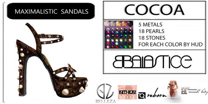 Baiastice_Maximalistic Sandals-Cocoa