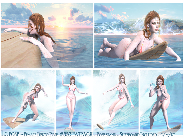 BOX Lc Pose - Pose Female #353 FATPACK