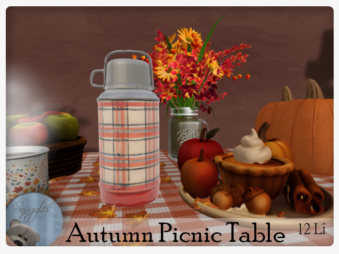 Autumn Picnic Table By Snuggles 