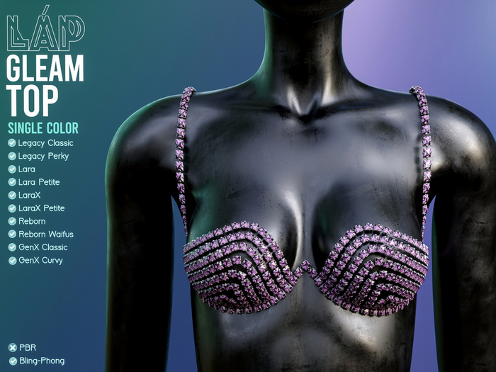 Gleam Top by LAP (Pink)