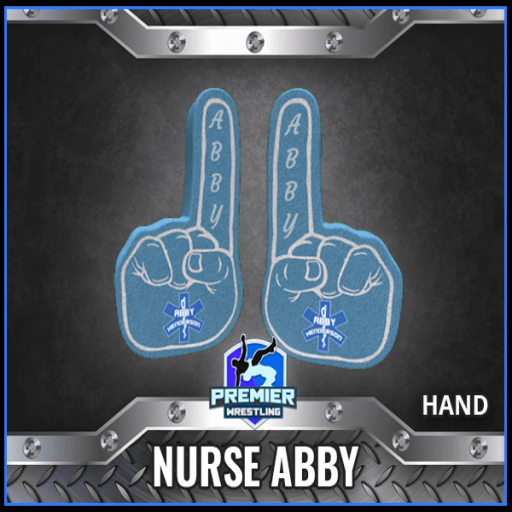 {{PW}}Premier Wrestling Foam Hand (Boxed) - Nurse Abby (Add Me)