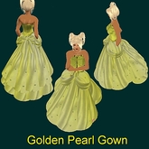 Golden Pearl Gown Boxed