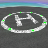 Helipad Mark Green LED