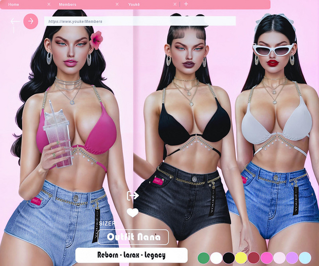..:: Youke.:: Nana Fatpack  ( Top e Short )