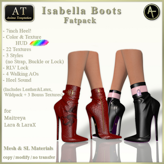 AT - Anima Temptation Isabella Boots DEMO