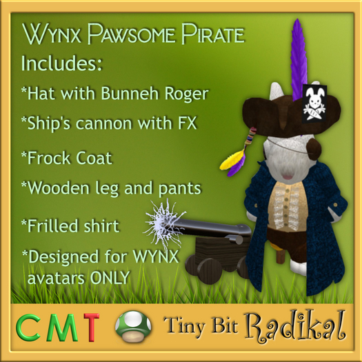Wynx Pawsome Pirate