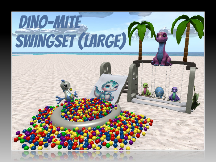 DINO-MITE  SWINGSET (LARGE)