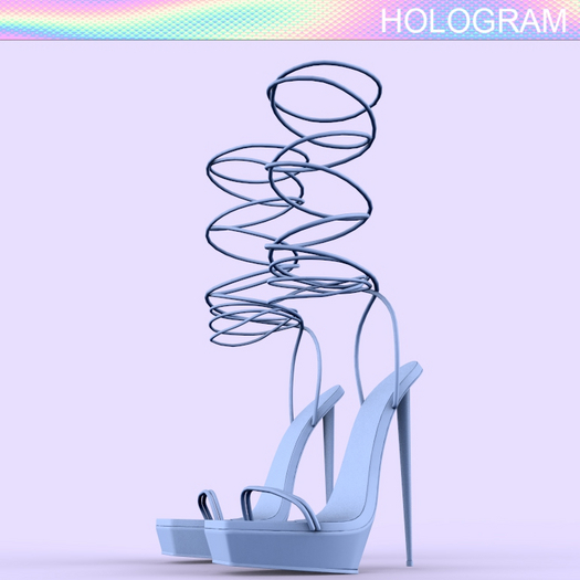 Sky Square Heels