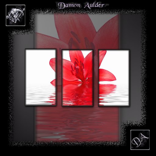 NuTec: Refective Flower Wall Art