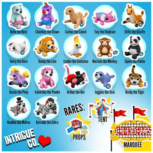 Intrigue Co. - Plushie Pals: Circus Marquee - RARE