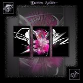 NuTec: Pink Fluff Wall Art