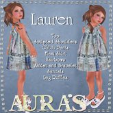 Aura's* Lauren Outfit for Little Girls, Kids and Tiny Tot