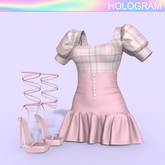 Pink Plaid Lune Outfit