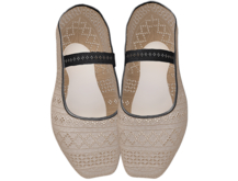 [FAME] Pointe shoes - Prima / Beige - Black