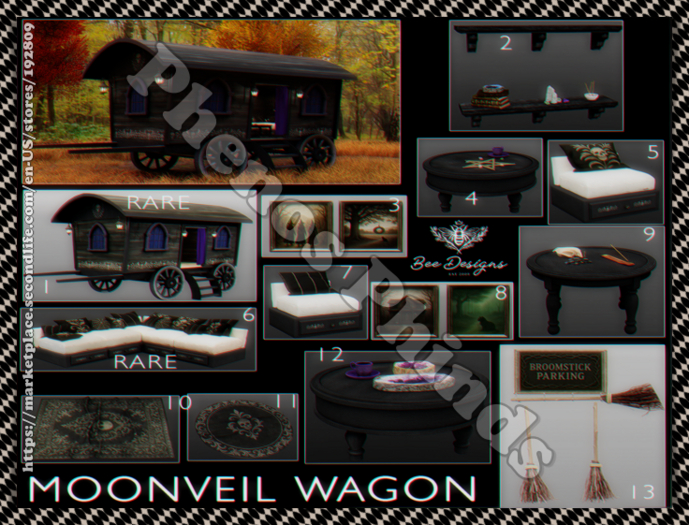 06 Bee Designs Moonveil Wagon RARE