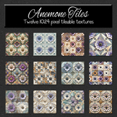 *Wallflowers* Anemone Tiles