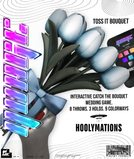 Nuage - Toss it Bouquet - Light Blue