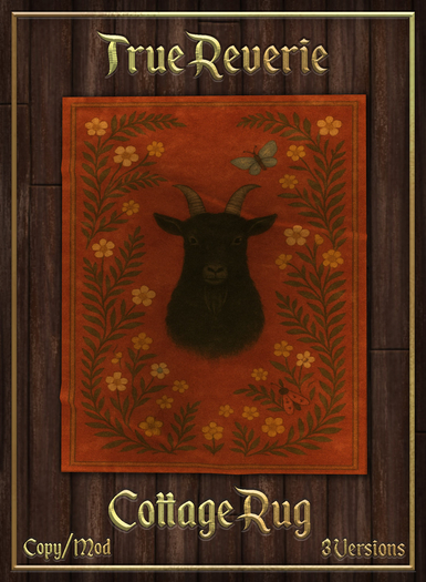 [True] Cottage Rugs - Goat