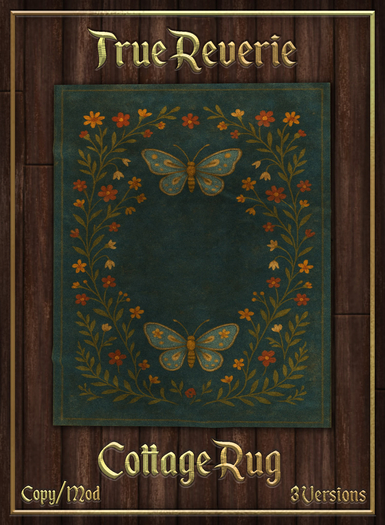[True] Cottage Rugs - Butterflies