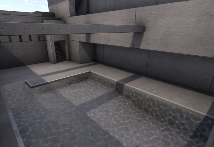 Brutalist Pool (PBR)