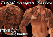 Tribal Dragon Tattoo