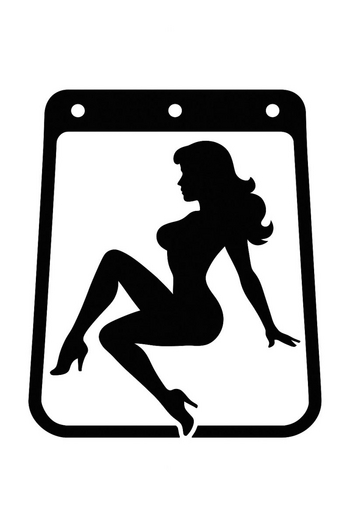 mudflap girl painting
