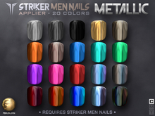 **RE** Striker Men Nails Applier - Metallic