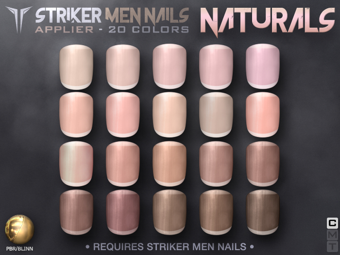 **RE** Striker Men Nails Applier - Naturals