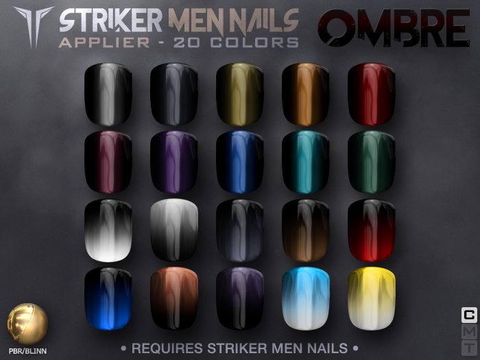 **RE** Striker Men Nails Applier - Ombre