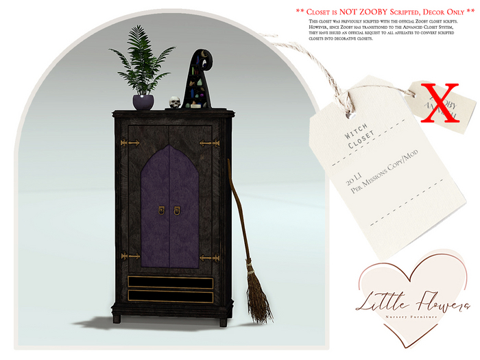 Witch Closet 2.0 - DECOR ONLY