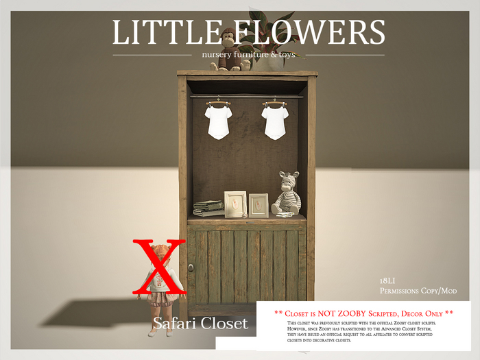 Safari Closet 2.0 - DECOR ONLY