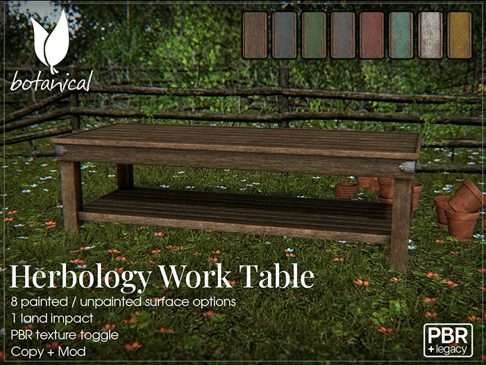 Herbology Work Table