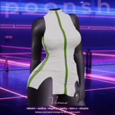 - POONSH - Venus Dress (white)