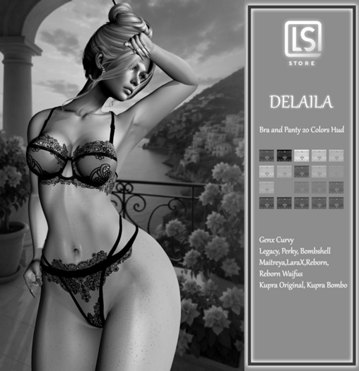 [LS] DELAILA LINGERIE DEMO