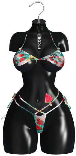 :::FTCOR:::TATA_PATTERN_BIKINI::: F4
