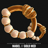 [BL] Mabel earrings // gold med