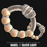 [BL] Mabel earrings // silver light