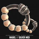 [BL] Mabel earrings // silver med