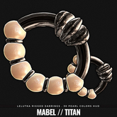 [BL] Mabel earrings // titan