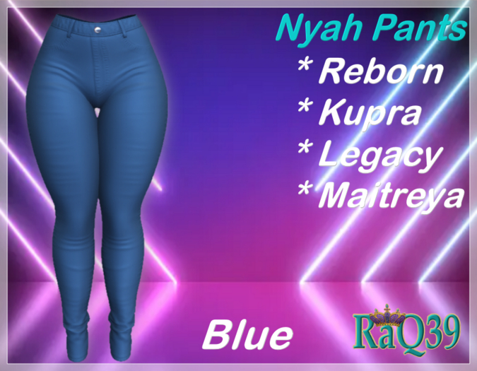 [R39] Nyah Pants-Blue