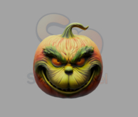 Pixel - Pumpkin Grinch Decor