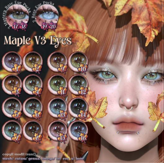 17. {S0NG} Maple V3 Eyes V1 : RARE