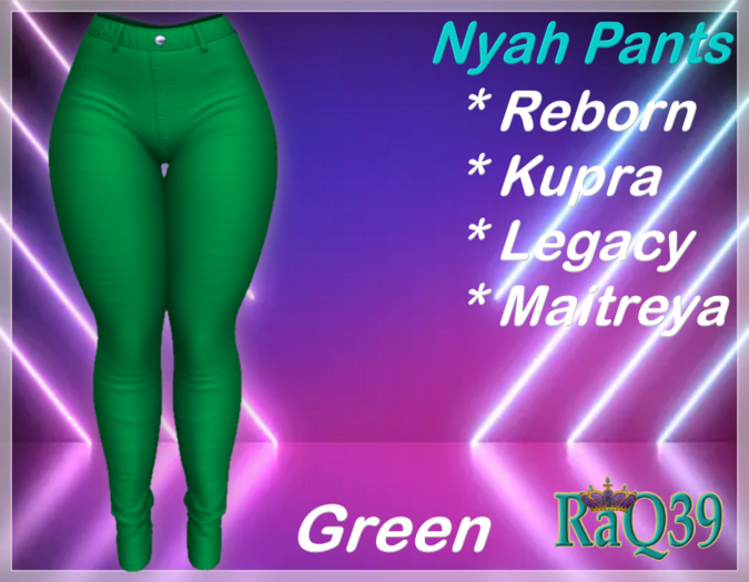 [R39] Nyah Pants-Green