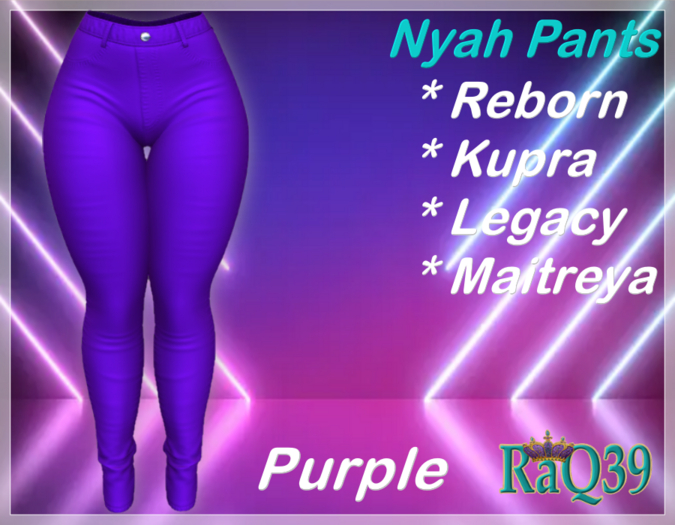 [R39] Nyah Pants-Purple