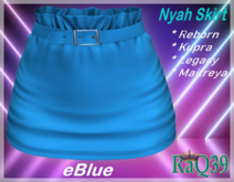 [R39] Nyah Skirt-eBlue