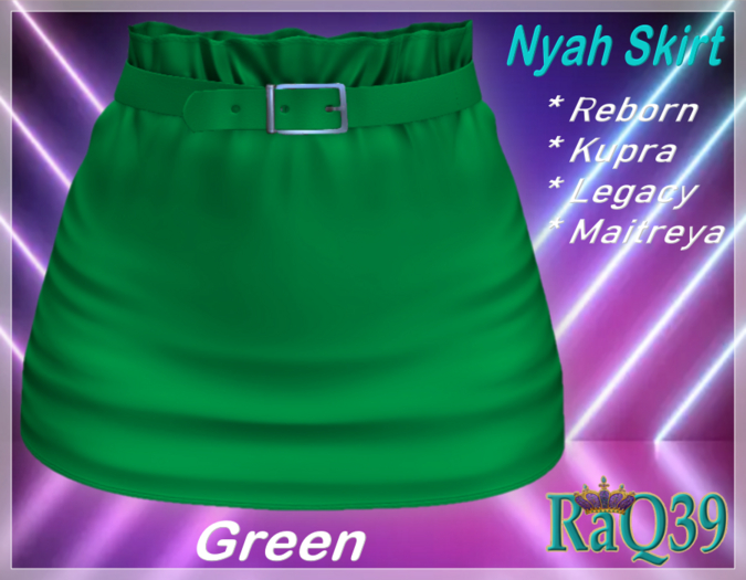 [R39] Nyah Skirt-Green