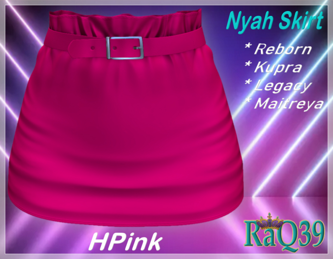 [R39] Nyah Skirt-HPink