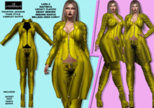 **THUSITHA JAYASUN V2 YELLOW PUNK STYLE COMPLET OUTFIT**