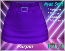 [R39] Nyah Skirt-Purple